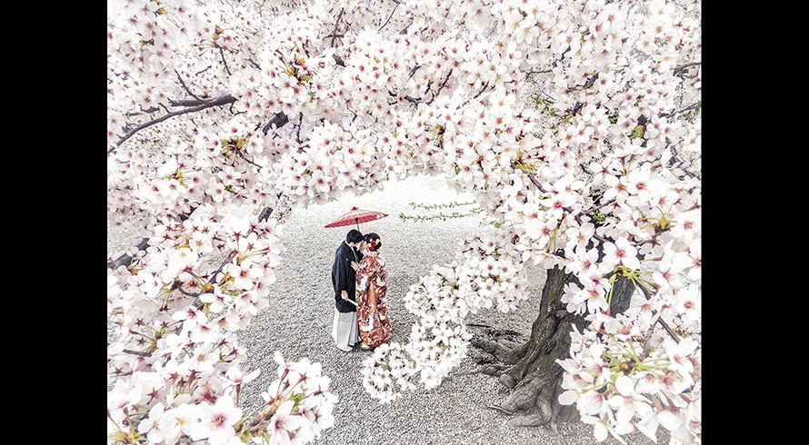 前撮り和装写真｜結婚式写真フォトフォリー