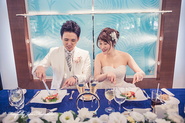 ヒルトン東京ベイで結婚式　hilton-tokyobay-wedding　持ち込みカメラマンのブライダルフォト　ウエディングフォト　挙式　歓談　新郎新婦