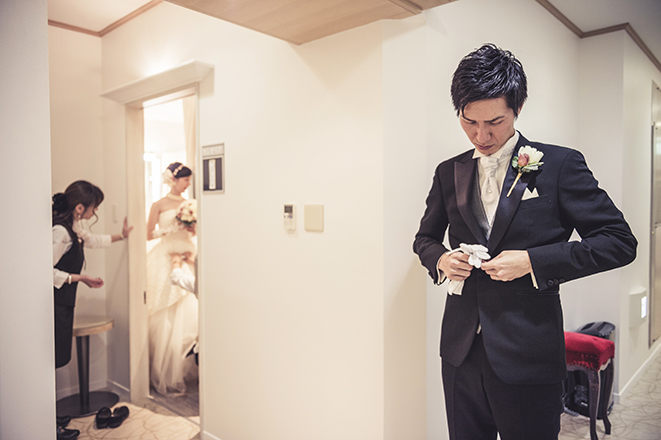 ホテルニューオータニ 披露宴 お色直し ブライダルフォト ウエディングフォト 結婚式写真