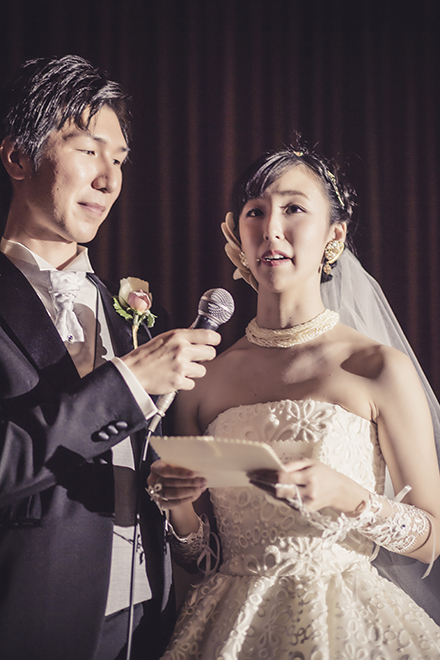 ホテルニューオータニ 披露宴 花嫁の手紙 ブライダルフォト ウエディングフォト 結婚式写真