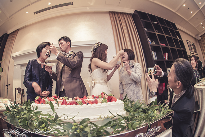 南青山サンタキアラ教会 披露宴サンクスバイト ブライダルフォト ウエディングフォト 結婚式写真