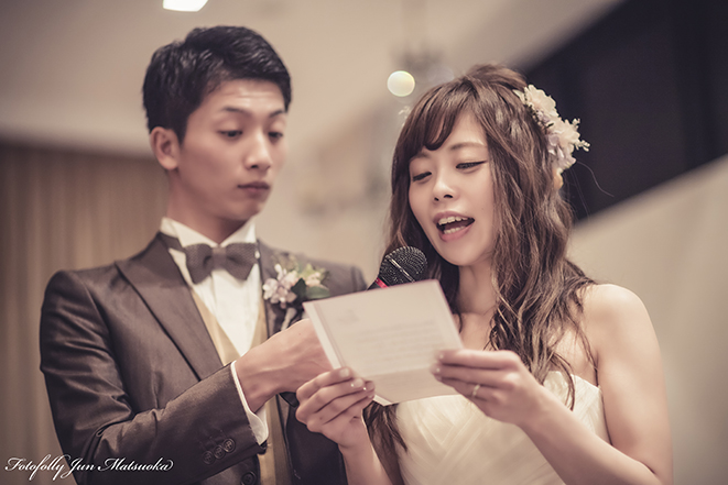 南青山サンタキアラ教会 披露宴花嫁の手紙 ブライダルフォト ウエディングフォト 結婚式写真