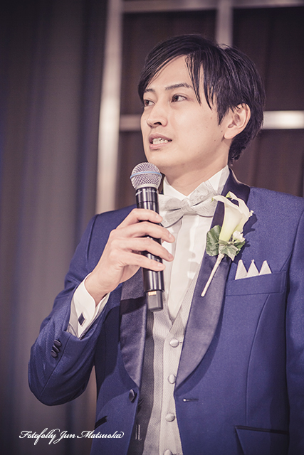 ホテルニューオータニ東京で結婚式の写真　ニューオータニウエディング　持ち込みカメラマンニューオータニ　ウエディングカメラマン　ニューオータニで披露宴　ウエルカムスピーチ