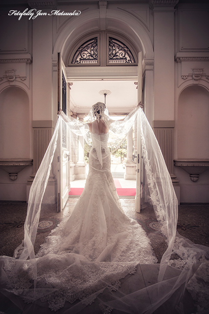 ブライダルフォト　結婚式持ち込みカメラマン　グランドプリンス高輪貴賓館で結婚式　挙式前ロケーションフォト