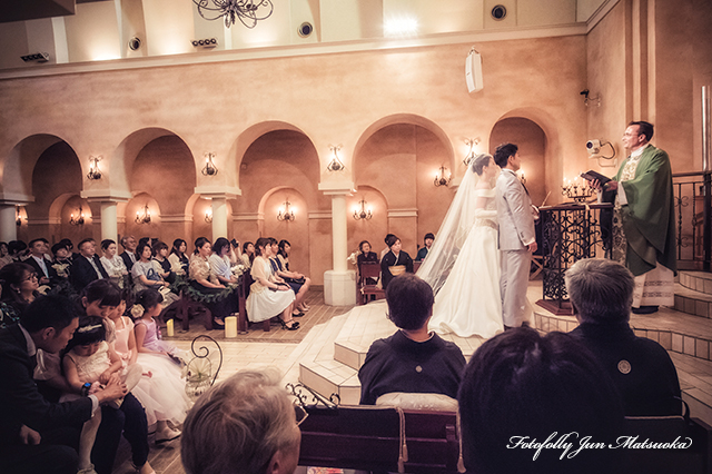 ヴィラ・デ・マリアージュさいたま 結婚式写真 ウエディングフォト ブライダルフォト ロケーションフォト 挙式誓約シーン