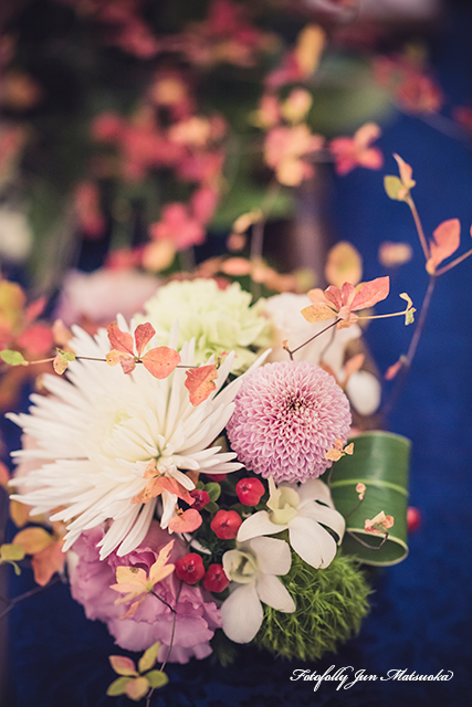つきじ治作ウエディングフォト ブライダルフォト 結婚式写真 披露宴装花イメージカット