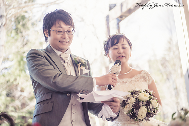 ハーベストクラブ旧軽井沢ウエディングフォト ブライダルフォト 結婚式写真 披露宴ウエルカムスピーチ