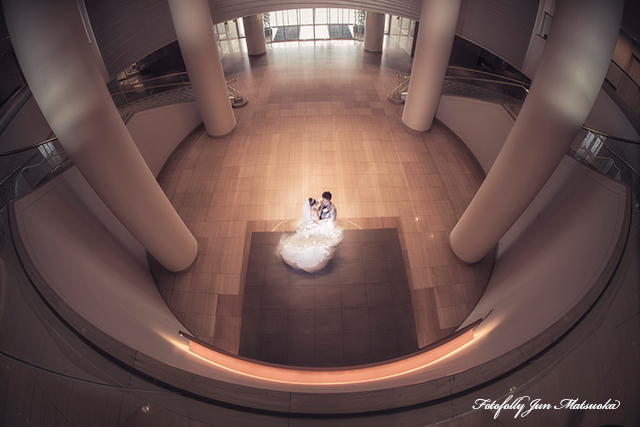 ヒルトントウキョウベイウエディングフォト ブライダルフォト 結婚式写真 館内ロケーションフォト撮影 ダンスカット