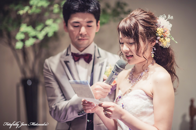 ヴィラデマリアージュ長野ウエディングフォト ブライダルフォト 結婚式写真 披露宴新婦手紙
