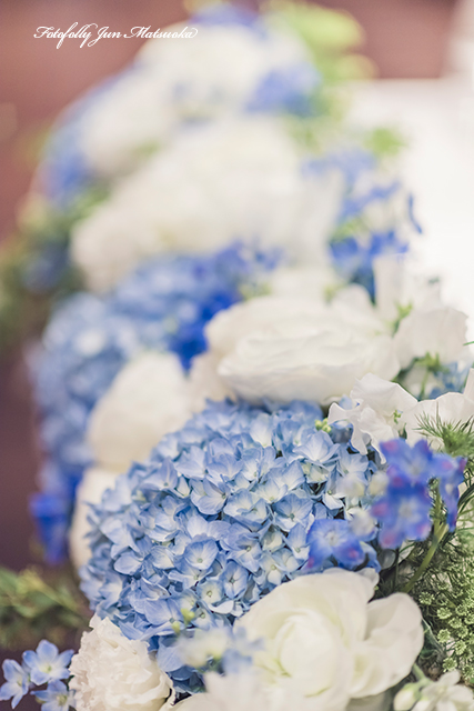 ウエディングフォト ブライダルフォト 結婚式写真 披露宴高砂装花